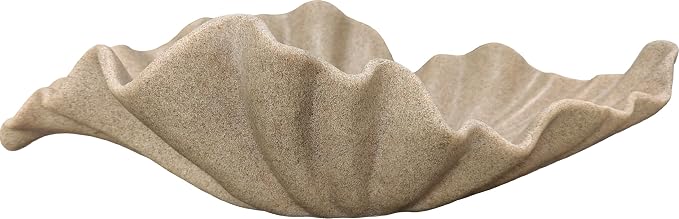 16" Large Decorative Bowl decor, Modern Home Decoration Scallop Bowl, Fashion by DecorativeBowl