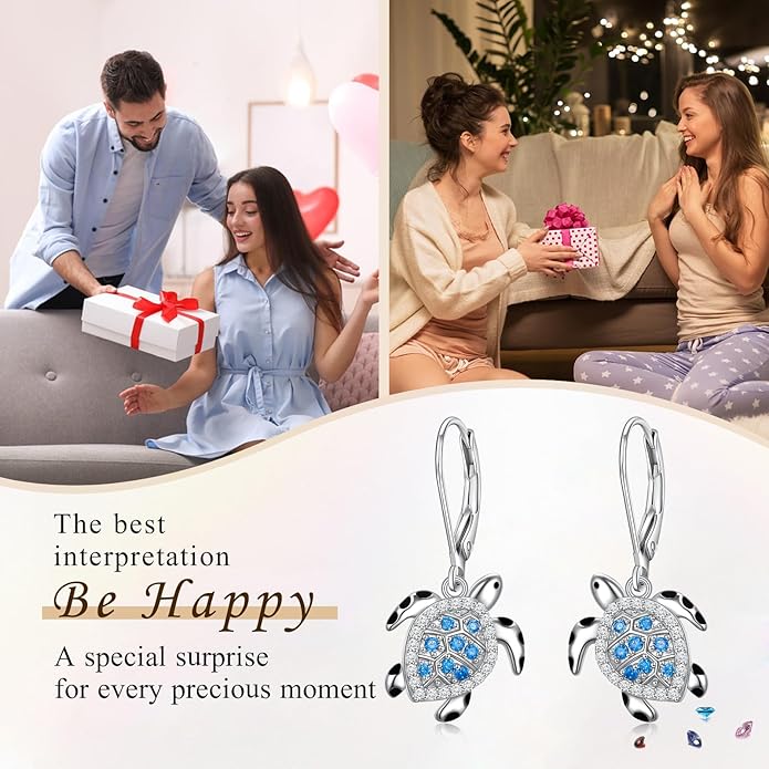 FLYOW 925 Sterling Silver Cute Animal Jewelry Hummingbird/Butterfly/Wolf/Corgi/Cat/Snake/Spider/Bat/Penguin/Bear/Opossum/Frog/Guinea Pig for Women Mother Friend Animal Lovers