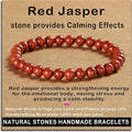 AD Beads Handmade Gemstone Stretch Elastic Bracelet Crystal Healing Reiki Nature's Beauty and Spiritual Essence Unisex
