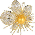 Brooch Pins For Women Fashion, Flower Brooches Jewelry For Women Floral Series Brooches And Pins Designer Lady's Costume