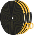 Weather Stripping Door Seal, High Density CR, 1/4 in x 1/8 in x 39Ft | Air by MIKONIYA