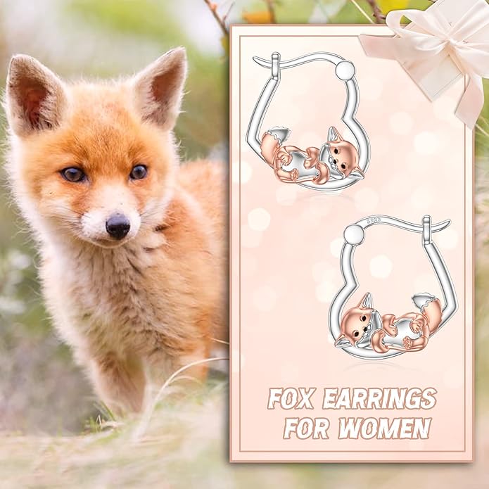 Hypoallergenic Earrings Rabbit Tiger Teddy Koala Puppy Panther Peacock Earrings Sterling Silver Animal Hug Hoop Earrings Jewelry Mothers Day Graduation Birthday Gifts for Women