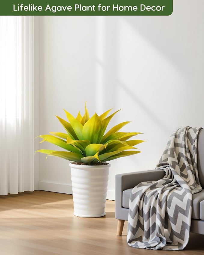 Velener Artificial Agave Plant Set, 28 Inch, Faux Aesthetic Plants - Image 6