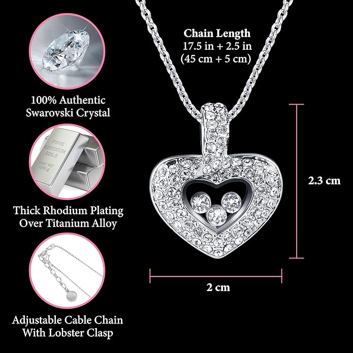 TRYNDI To My Daughter Necklace from Dad - Christmas Gifts for Daughter, Granddaughter, Daughter-In-Law, Women's Jewelry Gifts for Women Birthday, Valentine's Day, Mother's Day