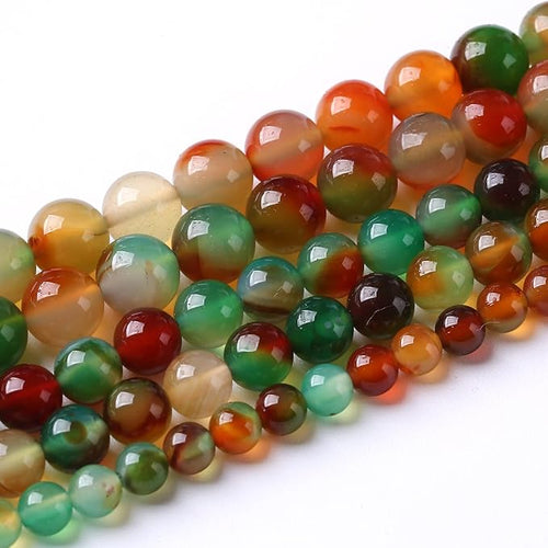 120PCS 6mm Natural Peacock Agates Beads for Jewelry Making Semi Precious Loose Gemstones Beads DIY Bracelet Necklace 2 Strand 32"