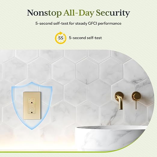 TG GFCI Outlet 20 Amp, Electrical Tamper-Resistant Receptacle, Self-Test | - Image 2