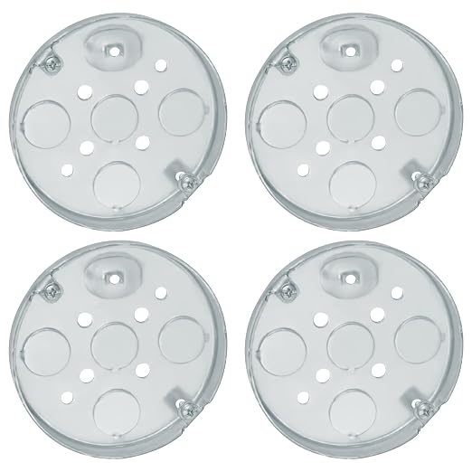 4” Round Steel Pancake Electrical Box| 1/2" Deep Box by OhLectric
