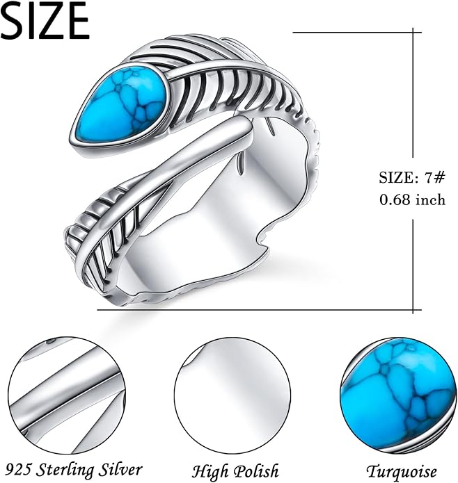 Hamsa Hand of Fatima Lotus Evil Eye/Love Heart/Butterfly/Rose Spoon Adjustable Open Rings 925 Sterling Silver Statement Ring Jewelry Gifts for Women