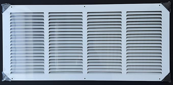 Fits 24x10 Duct Opening Stamped Steel Return Air Grille Vent Cover Grille - Image 2