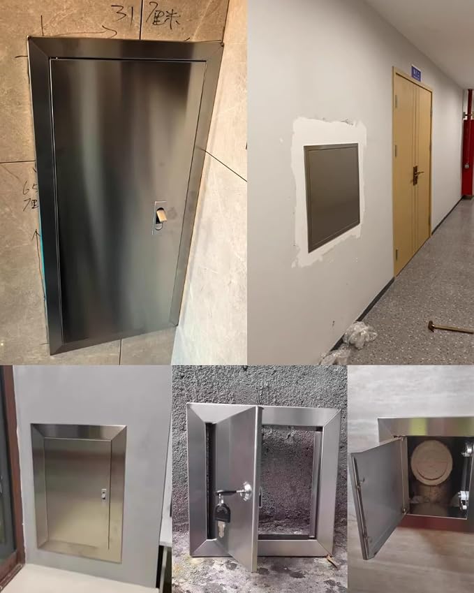 Metal Floor Access Panel for Shower Valves – Durable Plumbing Inspection Hatch - Image 2