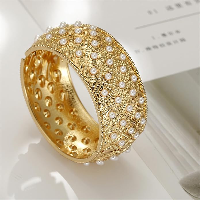 YMBYCM Chunky Bangle Bracelets for Women Trendy Wide Chunky Cuff Bracelets Wrap Bracelet