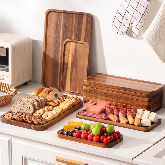 Small Wooden Tray and Platter, Mini Charcuterie Boards, Cheese boards, - Image 7