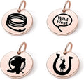 SM Design Western Charm Set of 4 – Stainless Steel Western Charms for Bracelets & Necklaces – Cowgirl, Ranch & Country Style Jewelry Charms – Western Gift for Women & Moms