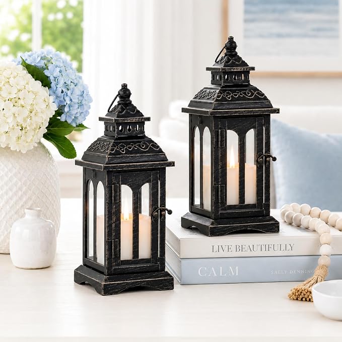 Candle Lantern Decorative Indoor & Outdoor, Halloween Decorations - Image 2