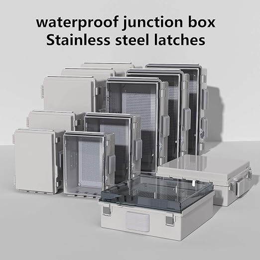 Electrical Junction Box, Ventilated Design, Cable Grommets, Indoor/Outdoor Use - Image 6