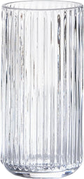 Clear Glass Flower Vase for Pampas Grass, 7.5 inch Medium Decorative by TIMEFOTO