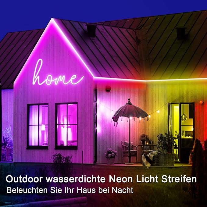segrass 132FT Neon LED Rope Lights IP65 Waterproof LED Lights - Image 5