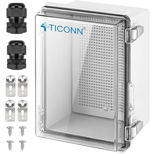 TICONN Outdoor Electrical Box Waterproof, ABS IP67 Junction Box Enclosure | by TICONN