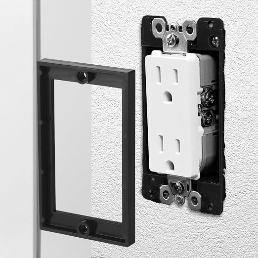 4 Pcs 1/2" Single Gang Box Extender Electrical Box Extender - Image 6