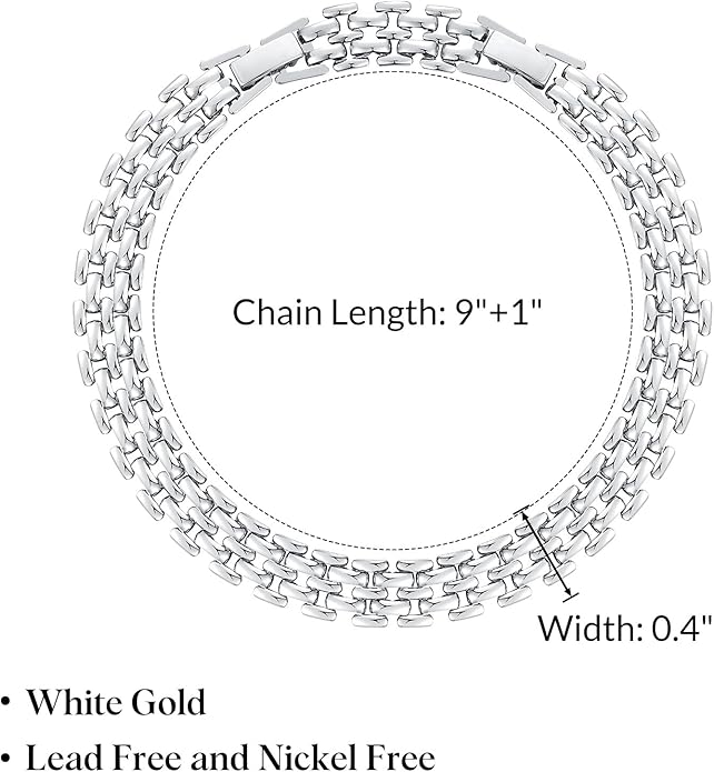 KissYan Gold Ankle Bracelets for Women, 14K Gold Anklets Chunky Cuban Link Chain Summer Beach Foot Jewelry Gifts for Women