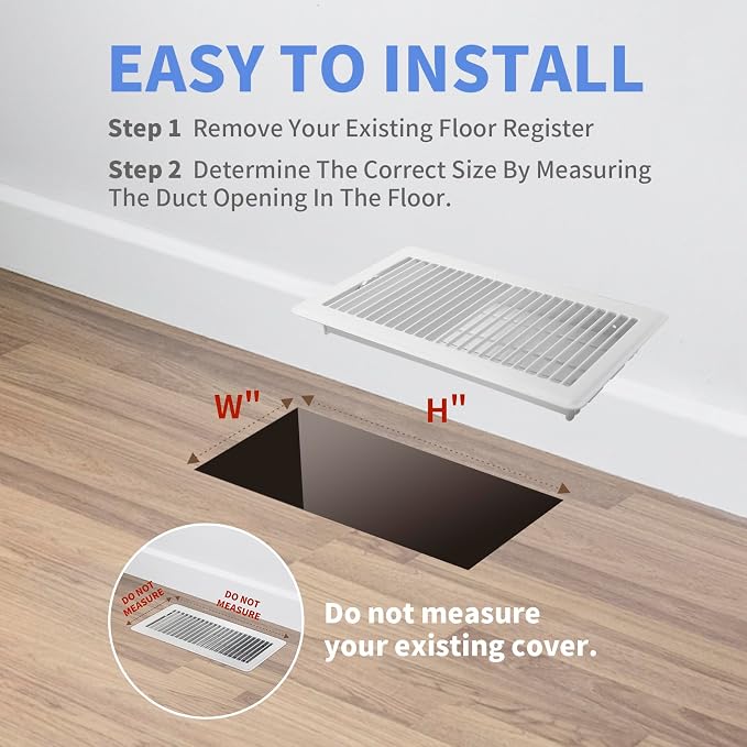 Howeall 6x12 Inch Floor Register - Image 6
