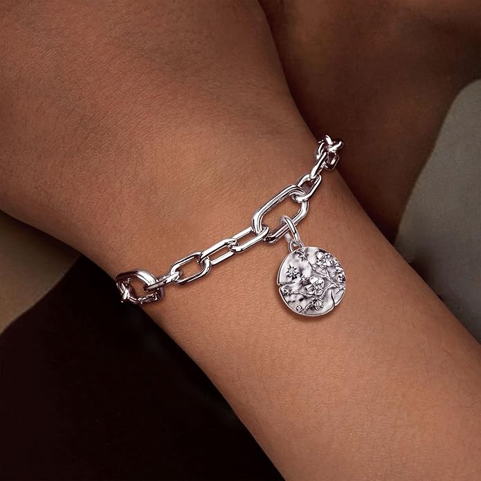 Cute Fashion Heart Charms,S925 Sterling Silver Charm,Bead for Bracelets and Necklaces,For Women Jewelry Present