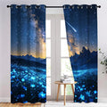Japanese-Style Illustrations Curtains 2 Panels by Unknown