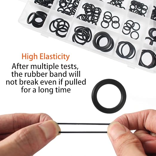 225 Pcs O Ring Assortment Kit 18 Size Sealing Rubber O-Rings Set | Professional - Image 4