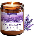 Lavender Odor Eliminating Candles, 7 oz Soy Scented Candle by Aredenua-StartJourneyThroughScent
