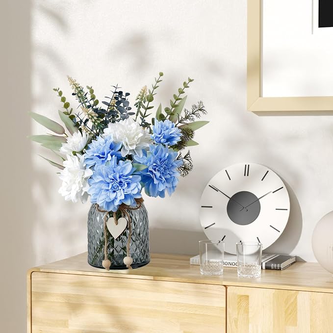 Fake Flowers in Vase, Faux Flowers in Vase, Table Centerpieces - Image 5