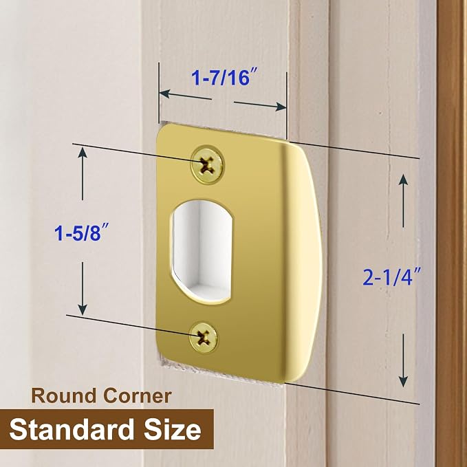 Door Reinforcement Strike Plate, - Image 2