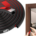 alophoty Door Weather Stripping Door Seal Strip, 0.35"x0.24" | Self-Adhesive by alophoty