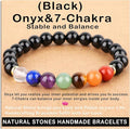 AD Beads Handmade Gemstone Stretch Elastic Bracelet Crystal Healing Reiki Nature's Beauty and Spiritual Essence Unisex