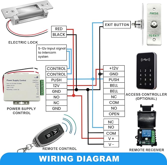 Upgraded Electric Strike Door Lock Kit - Image 4