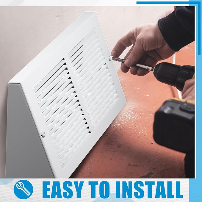 Honeydak 1 Pack Baseboard Register Vent Covers 14" x 8" Duct Opening - Image 4