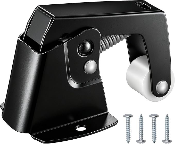 Dreyoo 1 Pack Screen and Storm Door Catch, 1-3/4 x 1-5/8 in, Zinc Plated by Dreyoo