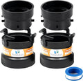 TonGass RV Sewer Hose Fitting Adapter to PVC | ABS Plastic, RV Sewer Connection by TonGass