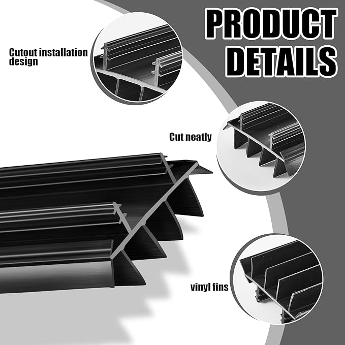 Pushglossy 1 Pcs Door Bottom Seal - Image 3