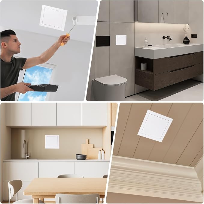PATIKIL Drywall Access Panel 17x17 Inch, Aluminum Frame Wall Hole Cover - Image 7