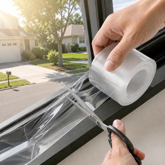 Litaibai Transparent Window Weather Sealing Tape, 2 in x 33 ft, 20 Mil | 20 mil by Litaibai