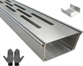304 Stainless Steel Trench Drain Kit, Narrow Channel Drain by SUIGDRR