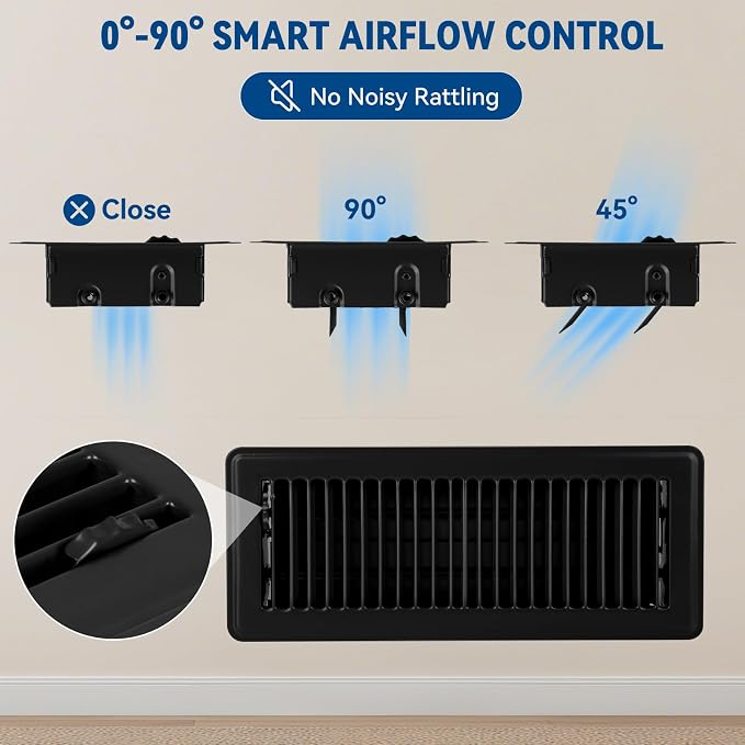 4" x 12" Floor Register Vent Covers 2-Pack - Image 5