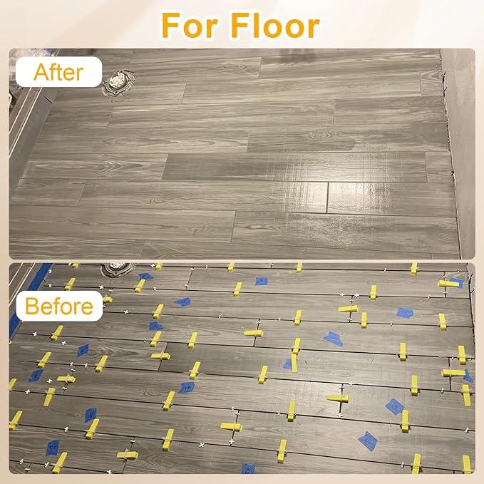 Storystore 1/16 Inch Tile Leveling System, 600 tile Spacers and 200 Wedges | - Image 6
