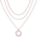 Layered Gold Necklaces for Women, Stackable Dainty 14K Gold Silver Plated Trendy Simple Heart Diamond Cross Bow Circle Pendant Paperclip Choker Dot Chain Necklace,Jewelry Set Gifts for Women