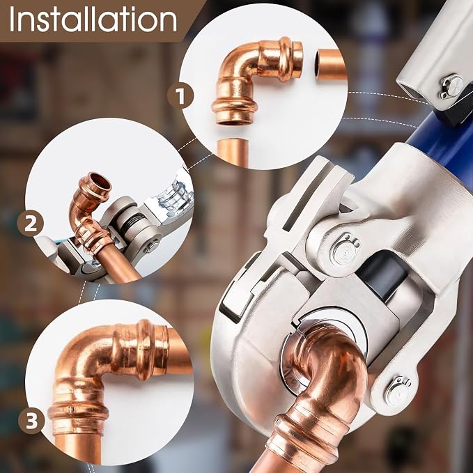 6PK Copper Press Fittings 1 inch Copper Coupling - Image 5