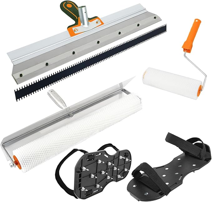 Self-Leveling Cement Tool Kit, Including Stainless Steel Scraper Self-Leveling by Unknown