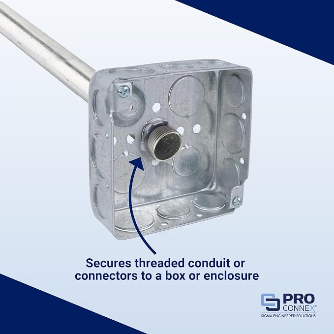 Sigma ProConnex 3/4" Rigid Conduit Locknut - Image 2