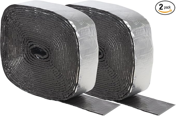 2 Roll 32.8 Ft x 3 Inch Pipe Wrap Insulation Tape, Self Adhesive Foam and by Unknown