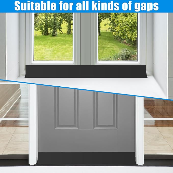 Draft Seal Tape for Doors and Windows 1 in x 20 Ft Silicone Weather Stripping - Image 6