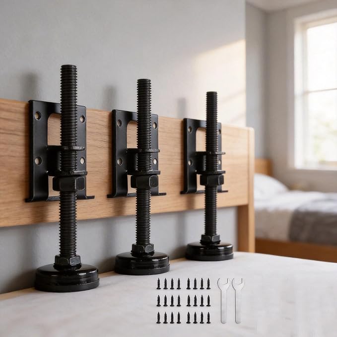 Heavy Duty Leveling Feet Furniture Legs 4 Pack, Sturdy Adjustable Furniture - Image 4